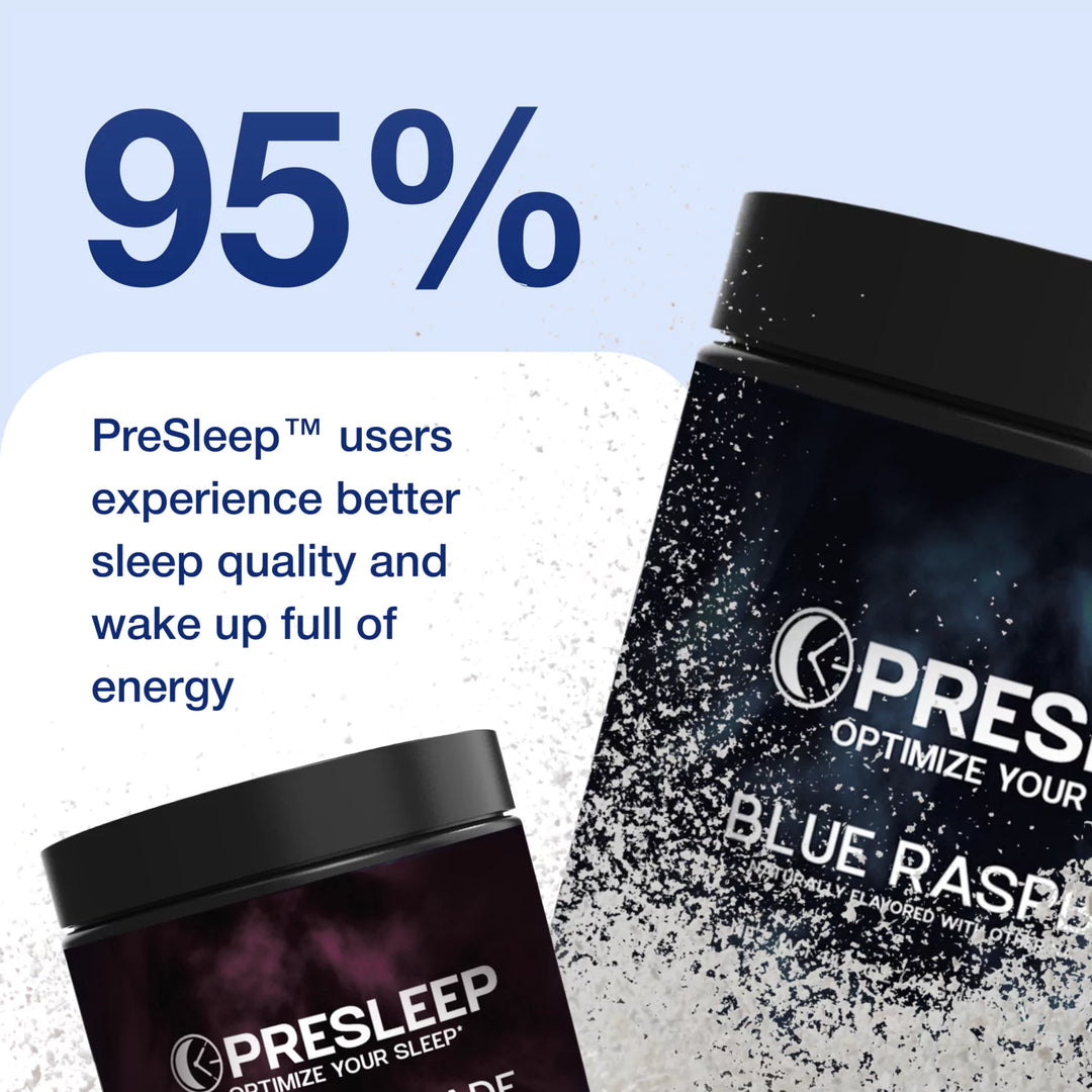 95% of PreSleep users experience better sleep quality