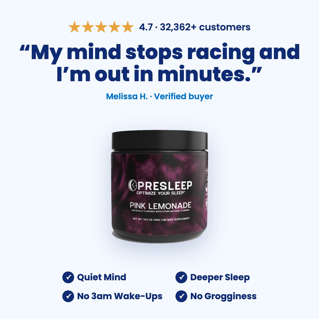 My mind stops racing and I'm out in minutes. Melissa H., verified buyer. 4.7 stars from 32,362+ customers.