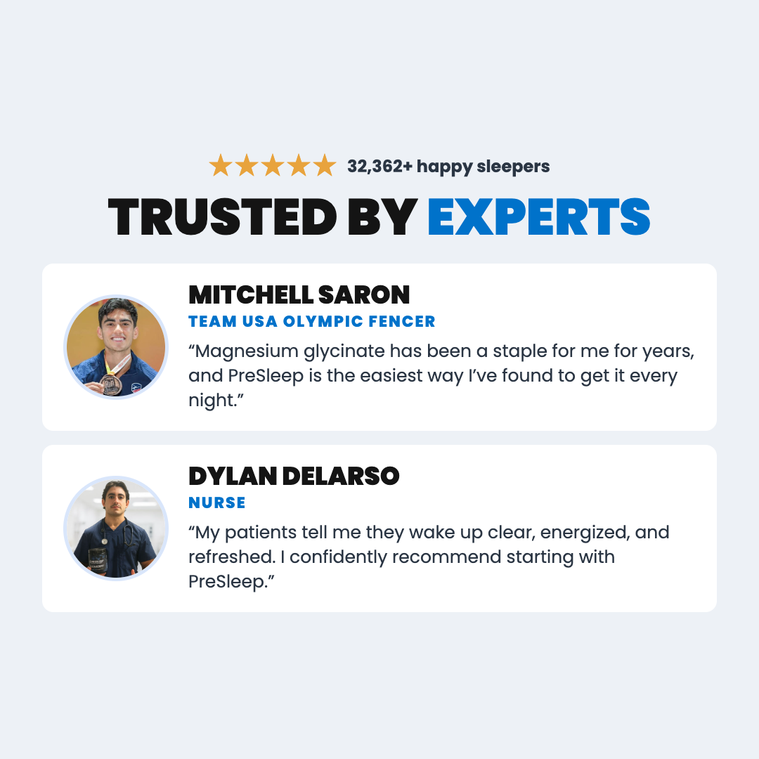 Trusted by experts: Mitchell Saron, Dylan Delarso.