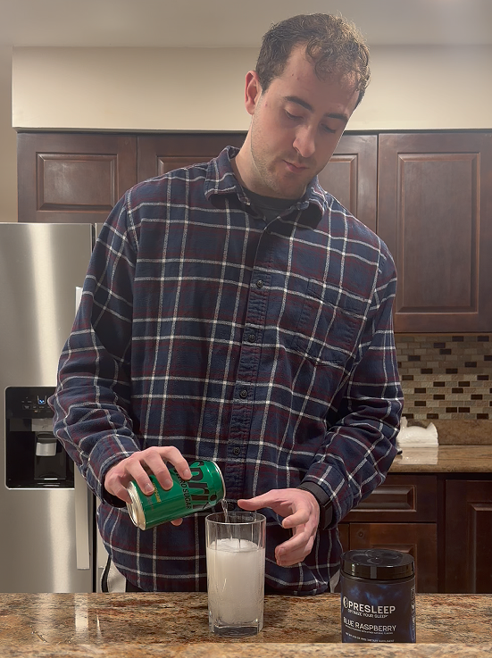 Tweet about the PreSleep and Sprite Zero combo