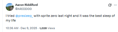 Post about PreSleep and Sprite Zero