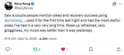 Post about PreSleep and Sprite Zero