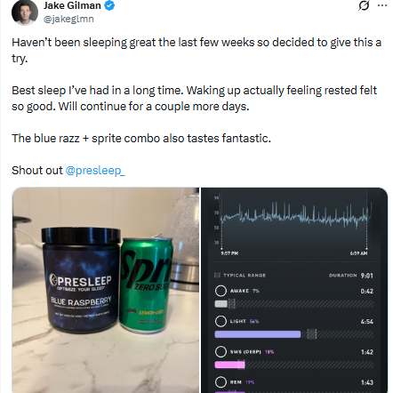 Post about PreSleep and Sprite Zero